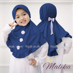 Kerudung Anak cewek Karakter Malika mulai usia 5 tahun ke atas bisa buat ngaji sore