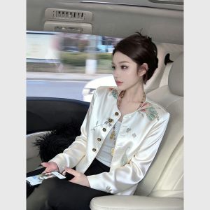 Stylish New Trend Spring Satin Blouse
