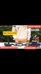 Máy hàn điện tử Jasic Arc 300A hàn que 3.2 và 4.0 liên tục - Máy hàn điện tử tặng đầy đủ phụ kiện hàn