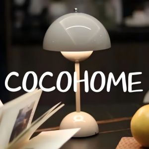 Đèn Bàn Phong Cách Scandinavia Cổ Điển COCOHOME Có Tính Năng Sạc Không Dây Đèn Trang Trí Phòng Ngủ Đèn Bàn Trang Trí Phòng Làm Việc
