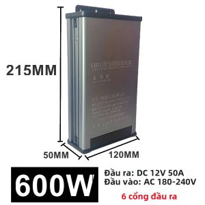 Chống Mưa Cấp Kỹ Thuật Cấp Kỹ Thuật Cung Cấp Điện Quạt Làm Mát AC220V Sang DC 12V 24V Trình Điều Khiển Đèn LED Ngoài Trời Chống Nước Chống Bụi Công Suất Cao Hiệu Quả