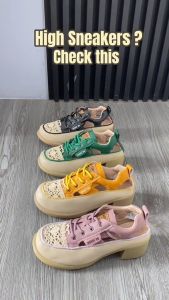 PINKEY P290 Sepatu Sendal Hak Tebal Wanita Sendal Wedges Terbaru Wanita