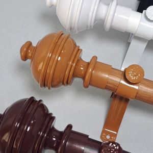 ราวผ้าม่านลายไม้ หัวกลมจุกสูง พร้อมจัดส่ง ราคาพิเศษ ราคาล่าสุด