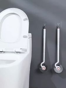 Curved Toilet Bowl Brush for Bathroom Deep Cleaning