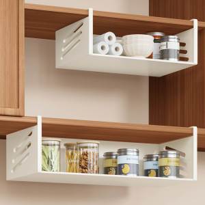 Kitchen Hanging Shelf Multi-Function Seasoning Storage Rack Layered Organization under Cabinet Hanging Storage Rack