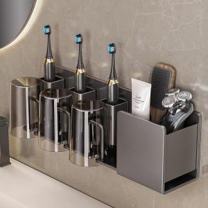 OME | Drill-Free Wall-Mounted Toothbrush Holder