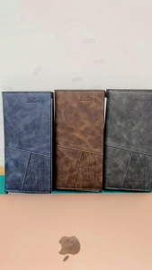 Baellerry C3021 Dompet Panjang Lipat Pria Wanita Muat Banyak Uang dan Muat HP Bahan Sintetis Lembut