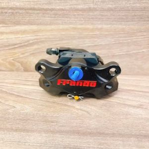 Heo dầu Fando 2 Piston màu đen lắp được trước sau mọi dòng xe máy