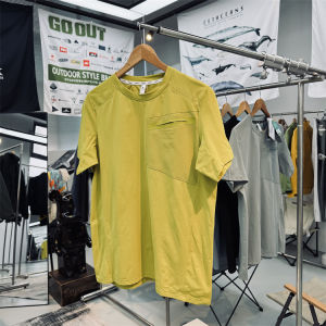 Quick Dry Breathable Mens round Neck Short Sleeve T-Shirt Antibacterial UV Protection Outdoor Casual Loose Fit Cotton Feel