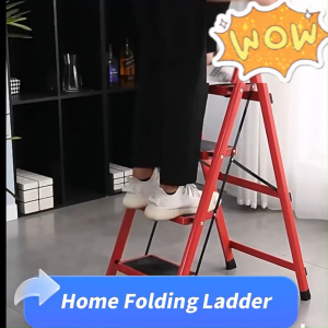 Home Folding Ladder 3/4/5/6 Steps Hagdan Carbon Steel Thicker Foldable Ladder Household Non-Slip Step ladder