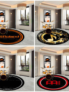 New Roland Electric Drum Carpet Jazz Drum Recording Studio Rock Noise Reduction Drum Pad Stand Drum Anti-slip Floor Mat
