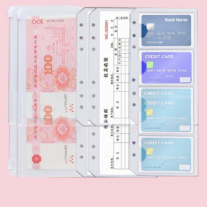 Large Capacity Cash Storage Bag for 100 Thousand Yuan Notes 30 Thousand Cash Storage Notebook Childrens Currency Storage Pouch