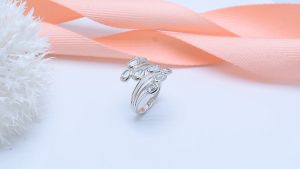 Women Ring Gift Real Blue Aquamarine 925 Sterling Silver Natural Gemstone