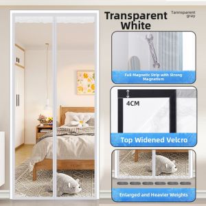 Watthour | Windproof Air Conditioning Door Curtain Transparent Magnetic