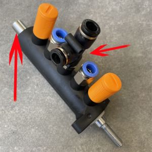 Bộ Phận Tháo Lốp Fire Eagle Five-Way Valve Foot Pedal Switch Cylinder Quick Release Rotation Valve Hoist Seat Valve