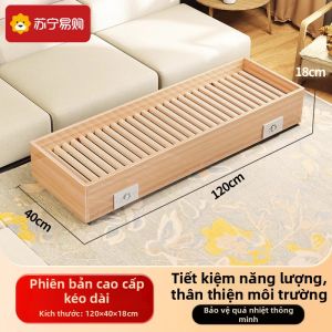 Quạt Phun Nhiệt Gỗ Nguyên Khối Ấm Áp Cho Chân 2025 Mẫu Mới Ồn Ào Ấm Áp Cho Phòng Khách Nhà Cửa Ấm Áp Mùa Đông 3952