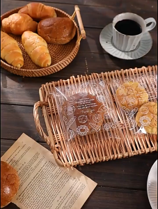 Bread Packaging Bag Transparent Self-adhesive Candy Gift Bags Bread Toast Cookies Baking Packaging General Packaging For Bakeries DIY Homemade Bakery Bulk Use Baking Accessories