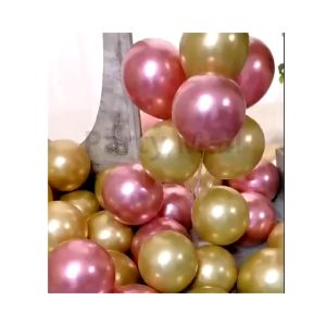Balon Latex Chrome 12 Inch Double Metalik