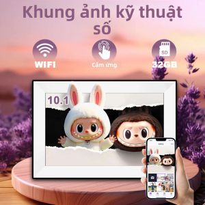 Khung Ảnh Kỹ Thuật Số WiFi Frameo 10.1 Inch Màn Hình Cảm Ứng HD IPS 1280x800 Tự Xoay Bộ Nhớ 32GB Khung Ảnh Điện Tử Với Chức Năng Phát Lại Video MP3