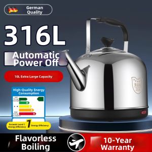 Large Capacity 316 Stainless Steel Electric Kettle 10L