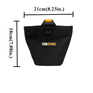 TOOLSTACK Bộ Dụng Cụ Đựng Đinh Và Ốc Vít Chống Nước Dung Tích Cao Vải Oxford Bền Bỉ Túi Đeo Thắt Lưng Đa Chức Năng Để Đựng Dụng Cụ Cầm Tay