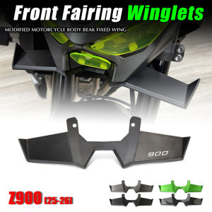 For Z900 Z 900 2025 2026 Motorcycle Front Fairing Winglets Aerodynamic Wing Shell Cover Protection Guards Kit For z900 2025