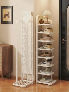 MINGZHIYIFAN | Home Narrow Entrance Small Shoe Rack