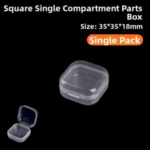 Transparent Multi-Compartment Storage Box