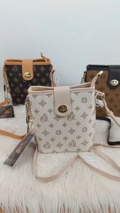 Tas Selempang Wanita Import Tas Fashion Wanita Kulit Pu Tas Bahu Cewek D201783J 8201781 72023