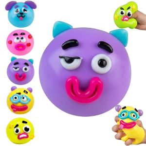 QAT | Soft Molding Relaxing Dog Face Swapping Squishy