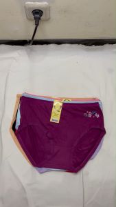 [3/6/12 Pcs] Promo Celana dalam wanita Q huayiting 3509 polyester polos murah nyaman