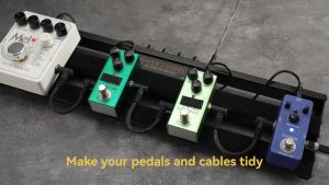 LEKATO Guitar Pedal Board with Built-in Power Supply DC 9V 12V 18V Output With Storage Bag Guitar Pedalboards
