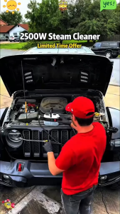 2500W 220V High Temperature and Pressure Steam Cleaner Oil Cleaning Tool Handheld Air Conditioner