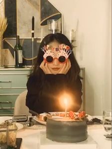 💕Malaysia Ready Stock💕小红书网红搞怪生日派对生日眼镜拍照道具Happy Birthday Sunglasses Selfie Party Celebration Decorations Birthday Tools