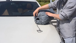 ผ้าคลุมรถ ผ้าคลุมรถยนต์กันแดด ผ้าคลุมรถยนต์ กระบะ 4 ประตู ผ้าคลุมรถกันน้ำ หนา เหมาะกับ Honda City Toyota Ativ SUV ปลอดภัย