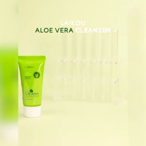 LAIKOU 96% Aloe Vera Cleanser Soothing Facial Wash Remove Acne Cleanser 50g