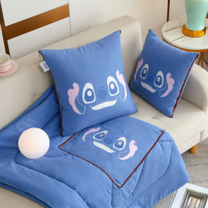 Foldable Thickened Pillow Blanket Two-In-One Winter Car Interior Nap Blanket Propped up Modern Simple Style Polyester Fiber