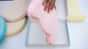Gối cao su non chống bẹp đầu méo đầu nghẹo cổ cho trẻ sơ sinh và trẻ em