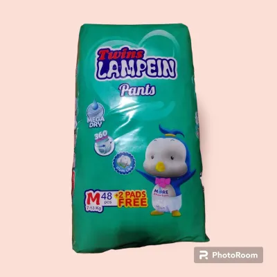New Twins LAMPEIN PANTS Diaper Jumbo Pack