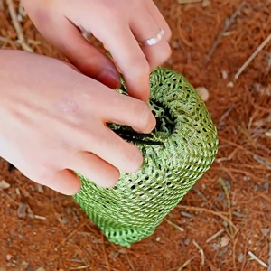 Ultra-light and portable fabric Travel Outdoor Camping Hanging Sleeping Hammock ice silk breathable mesh swing for Backyard