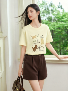 OSA | Loose Cartoon Print Summer T-Shirt