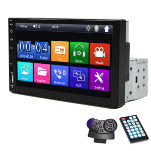 Đầu CD Xe Hơi Hippcron 1 DIN Máy Nghe Nhạc Đa Phương Tiện MP5 Với Màn Hình Cảm Ứng HD 7 Inch Hỗ Trợ Mirror Link FM Nguồn ISO AUX Bluetooth USB