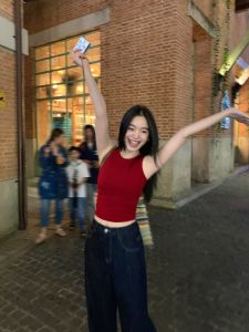 Stretch Slim Fit Knitted Halter Crop Top