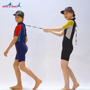 2.5mm Neoprene Wetsuit Thermal Swimsuit For Girls Children Youth Surfing Diving Suit