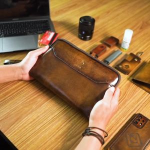 Clutch / Handbag / Tas Tangan Bahan Kulit Sapi Eksklusif by Jayuwan