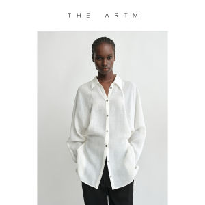 Light Breathable Silk Linen Shirt Women