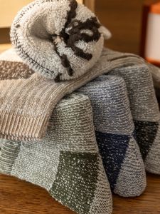 Tất Len Lót Dày Cho Thể Thao Bóng Rổ Và Leo Núi Dài Đến Bắp Chân Ngoài Trời Cho Nam Và Nữ