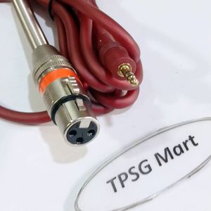 Cáp Canon ra 3.5 ly dài 1.5m / 2.2m (Chuẩn Canon Cái ra 3.5 ly (3 điểm cực) đực)