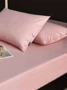 High-End Pure Cotton Long-Staple Pillowcase Single Double Person Solid Color Pillow Core Cover Pair Set Bedding Accessories