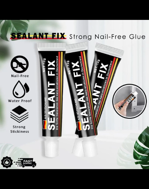 Sealant Fix No Drill Glue Super Glue Superglue No Nail Glue Bathroom Furniture Hardware Strong Adhesive Wall Mount